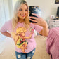 Zara graphic angel tee