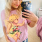 Zara graphic angel tee