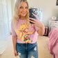 Zara graphic angel tee