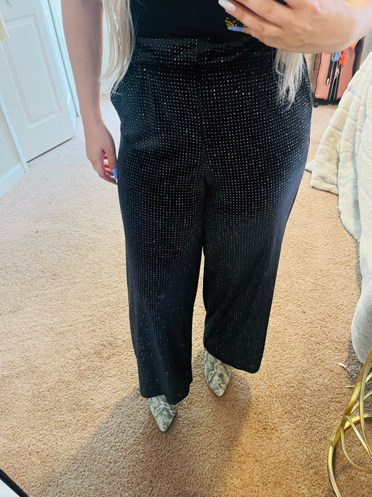 Victoria’s Secret sequin velvet pants