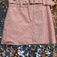 Pink sequin skirt