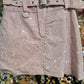 Pink sequin skirt