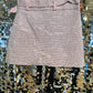 Pink sequin skirt