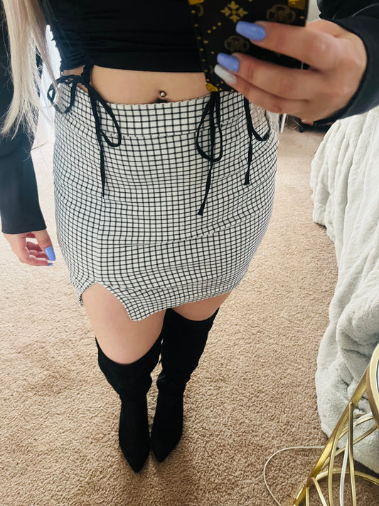 Plaid skirt
