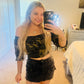 Army crop top