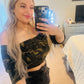 Army crop top