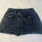 High way denim skirt