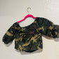 Army crop top