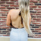 Kayla’s halter bodysuit