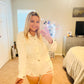 White denim romper