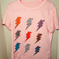 Lightning bolt graphic tee