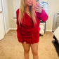 Shein pink business suit