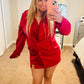 Shein pink business suit
