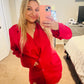 Shein pink business suit