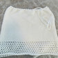 White crochet skirt