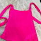Shein hot pink tube top