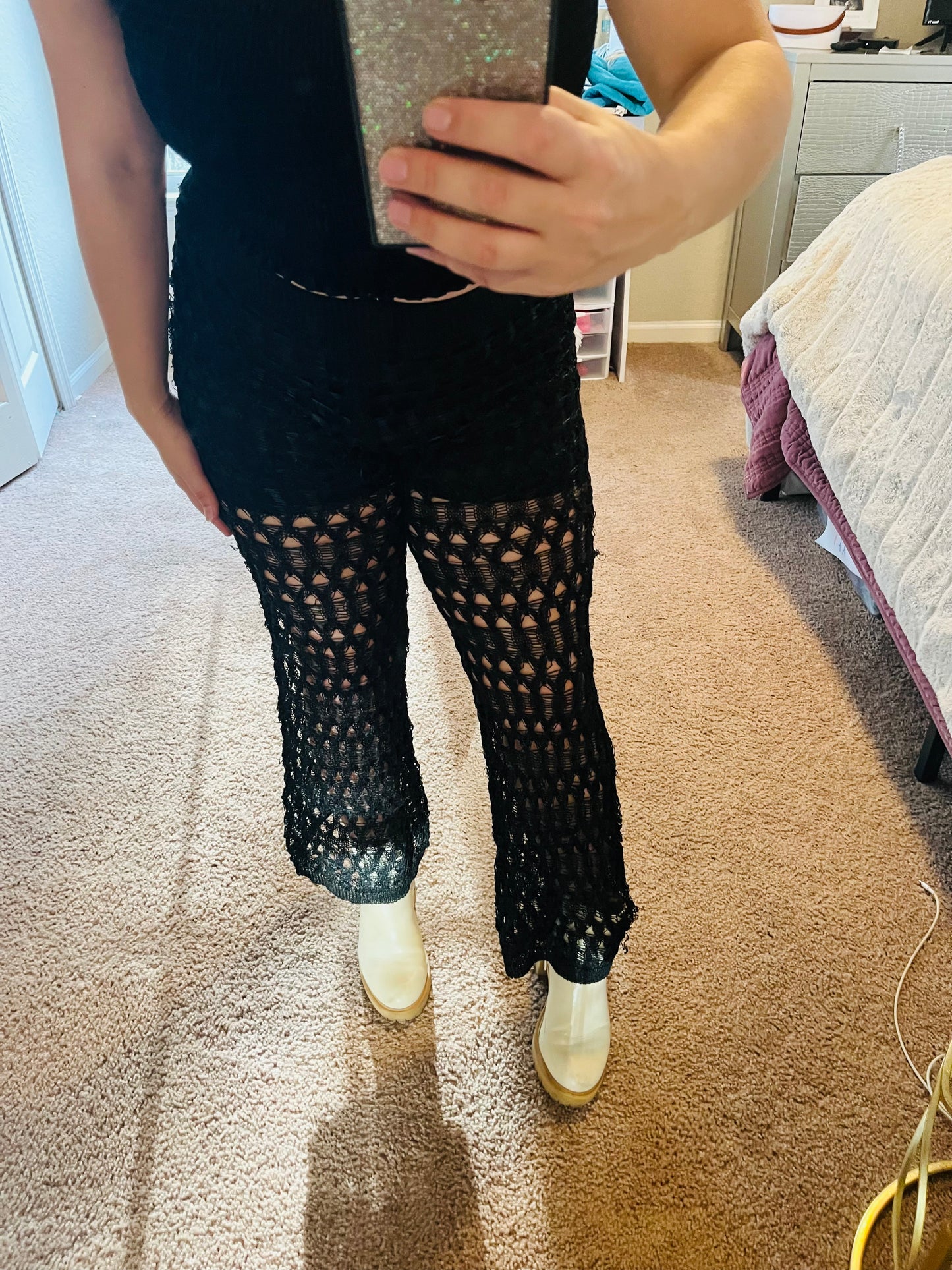 Zara mesh pants